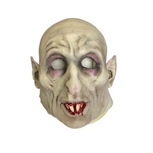 Vintage Nosferatu Vampire Latex Halloween Costume Mask Adult Scary Bloody Rare